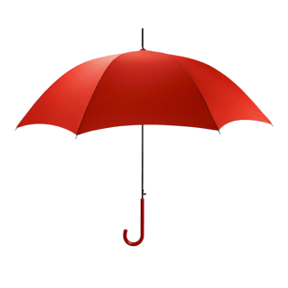 红色雨伞