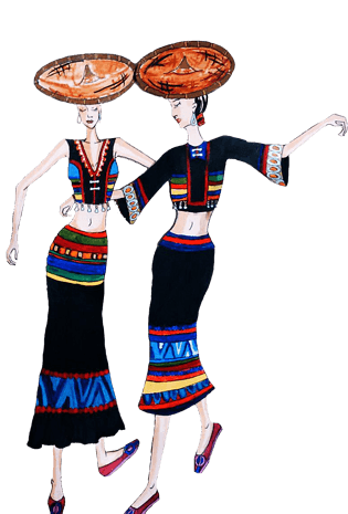 收货季节的傣族姑娘