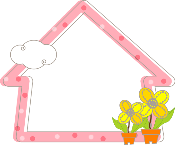 卡通房子边框图片大全