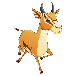 羚羊pngpsd2000*2000奔跑的长颈鹿pngpsd2000*2000卡通调皮可爱的猫