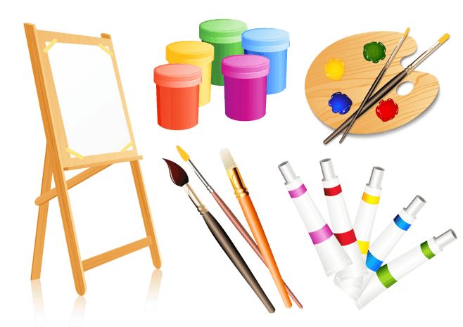 颜料画笔图片大全_颜料画笔图片素材【png免费下载】-90设计网