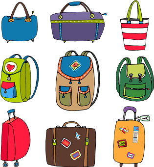 旅行箱卡通图片大全
