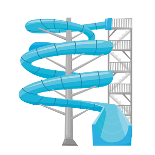 滑梯大型滑梯滑梯卡通手绘滑梯手绘滑滑梯矢量滑梯卡通滑梯滑梯元素