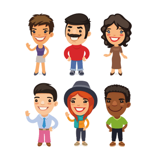 笑脸人物图片大全