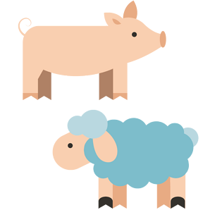 小猪和羊