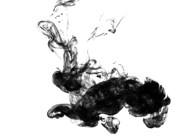 黑色墨汁烟雾漂浮素材