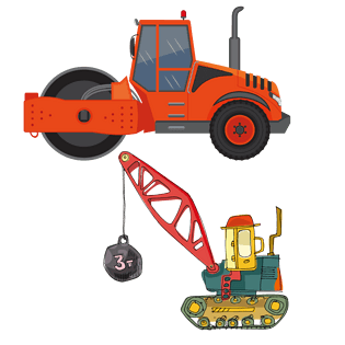 卡通吊车图片大全