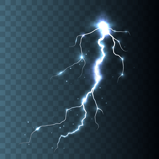 pngpsd2000*2000蓝色酷炫闪电pngpsd2000*2000闪亮星光pngpsd2000*