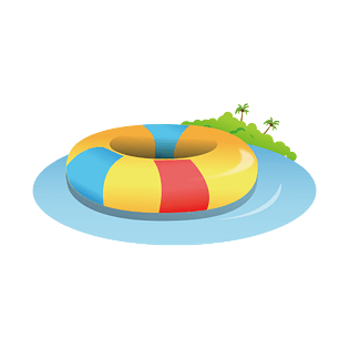 卡通游泳圈pngpsd2000*2000卡通手绘素描游泳镜pngpsd2000*2000卡通