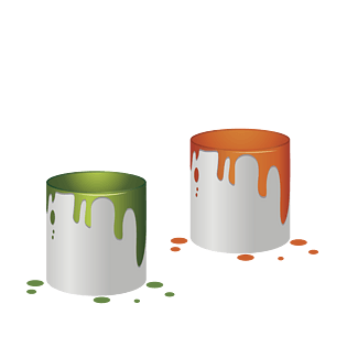 油漆桶蓝色图片大全