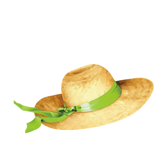 卡通草帽图片大全