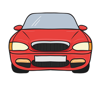 红色小汽车图片大全