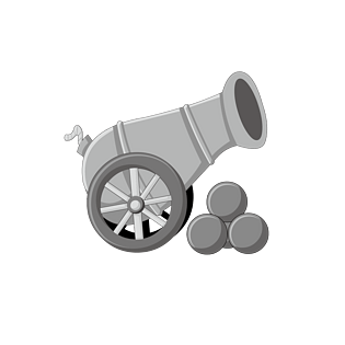 大炮卡通图片大全