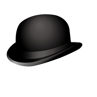 礼帽胡子图片大全