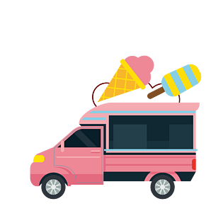 冰淇淋车图片大全_冰淇淋车图片素材【png免费下载】-90设计网