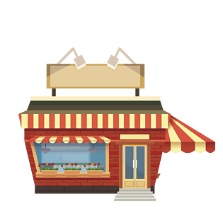卡通商店图片大全