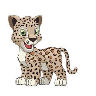 卡通豹子图片大全