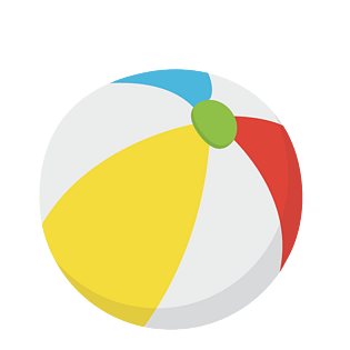 卡通皮球pngpsd2000*2000简约心形素材手绘可爱卡通小爱心设计元素png