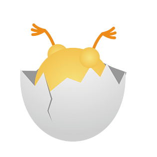 手绘卡通小鸡破壳小鸡破壳鸡蛋破壳乱涂鸦卡通小鸡破壳卡通小鸡鸡蛋