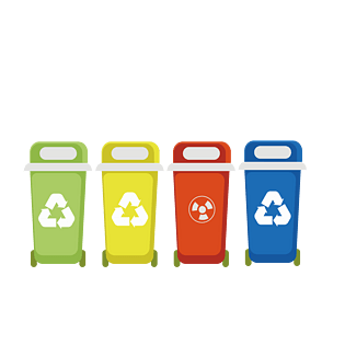 分类垃圾桶图片大全