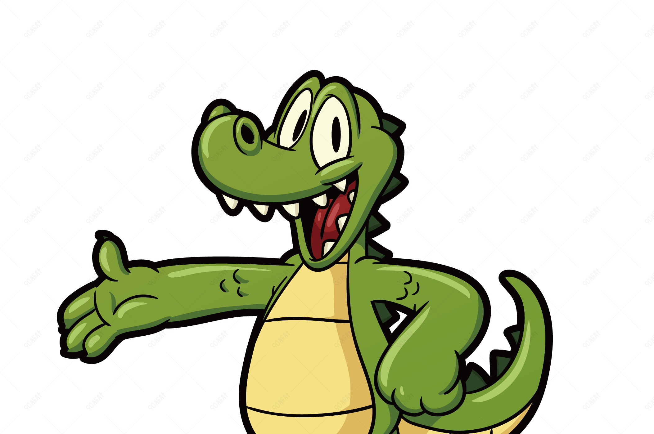 卡通鳄鱼