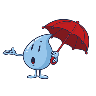 蓝色雨滴图片大全