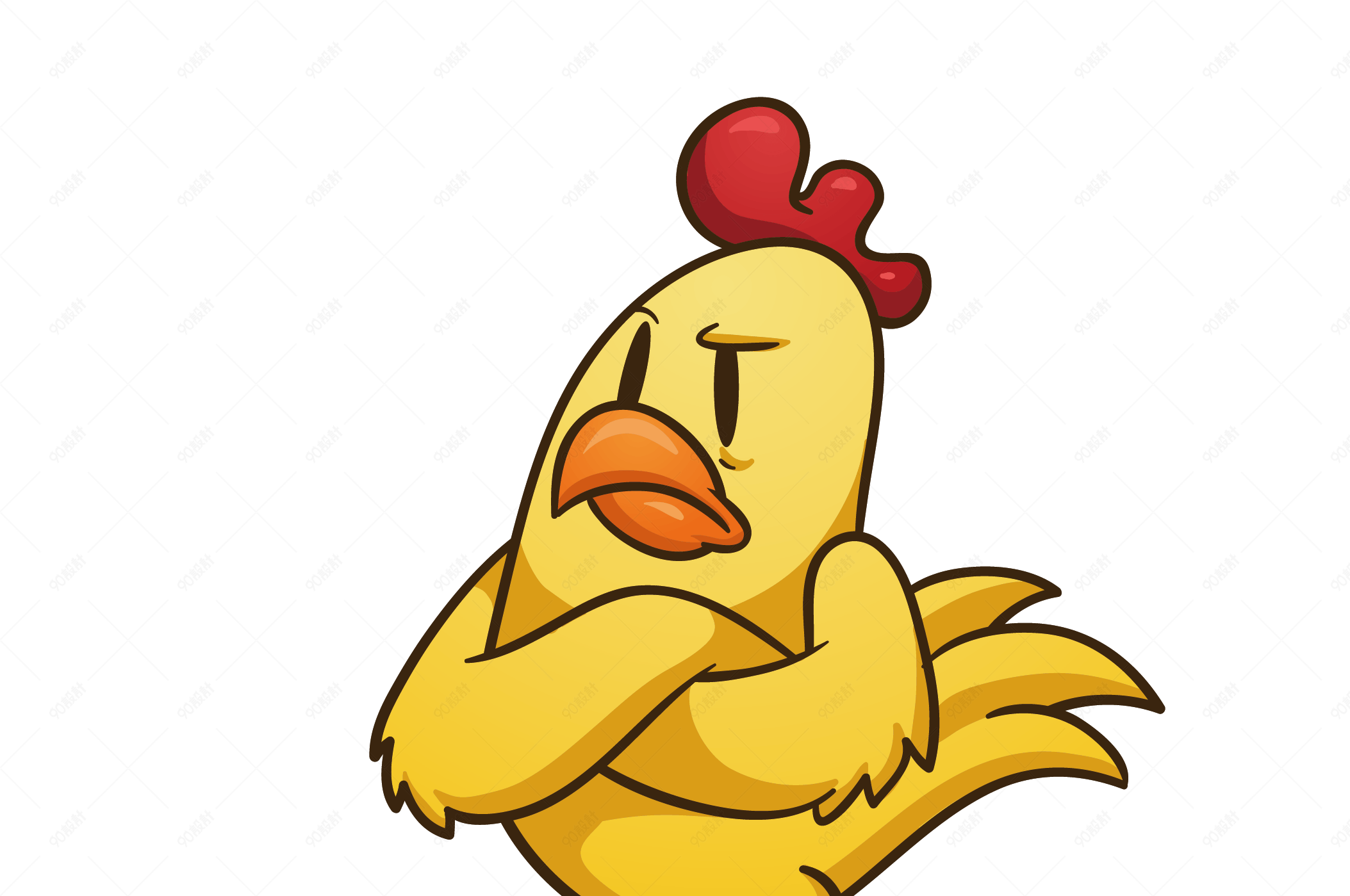 卡通母鸡