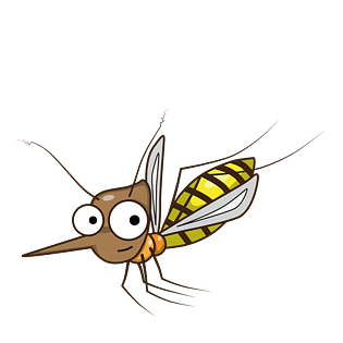 卡通蚊子