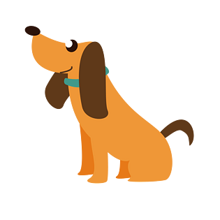 小狗扁平化图片大全