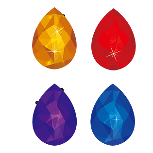 彩色宝石图片大全