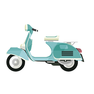 卡通电动车图片大全