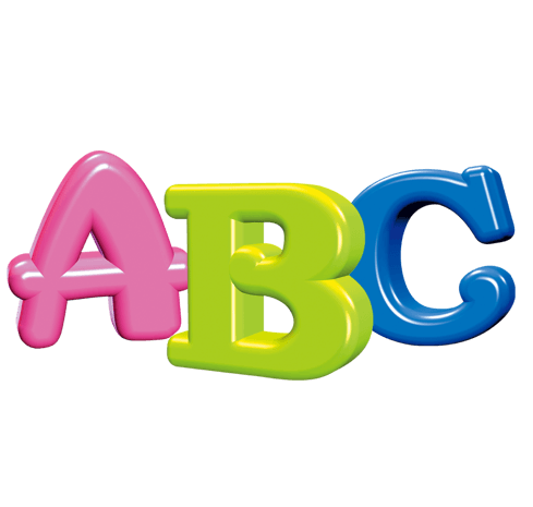 字母abc艺术字免扣素材图片