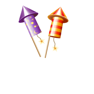 免抠卡通生日装饰素材