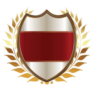 金色盾牌图标图形素材