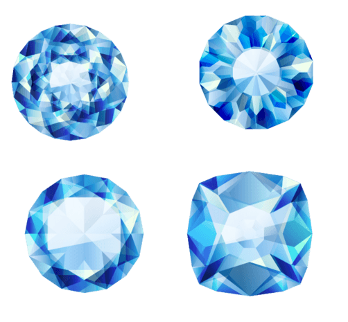 蓝色钻石图片大全_蓝色钻石图片素材【png免费下载】-90设计网