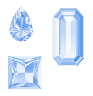 蓝色钻石图片大全