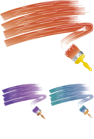 pngpsd2000*2000彩色油漆刷高清素材pngpsd2000*2000涂抹图案素材png