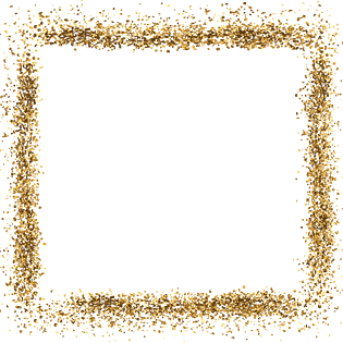 金色亮片边框