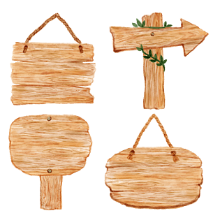 吊牌招牌复古pngpsd2000*2000创意手绘木板木牌pngpsd2000*2000不同