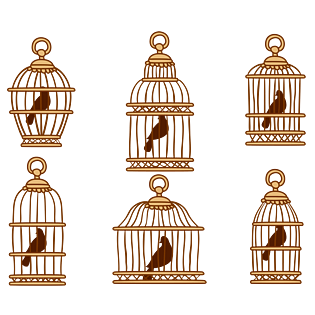 鸟笼卡通图片大全