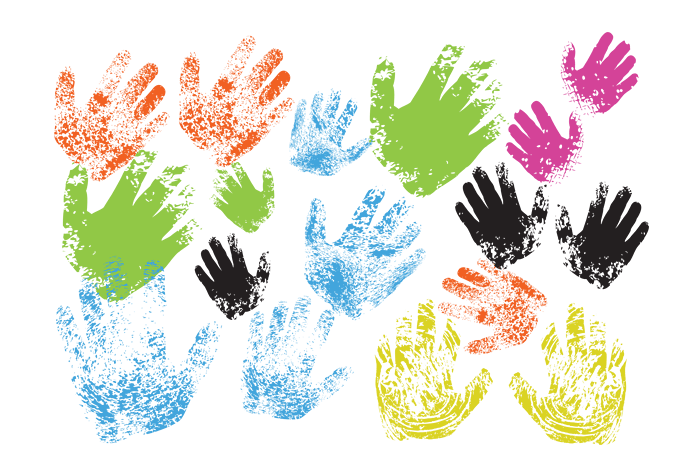 彩绘手掌印pngpsd2000*2000彩色手掌印pngpsd2000*2000墨迹手掌pngpsd