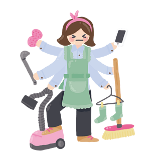 三头六臂的家庭主妇