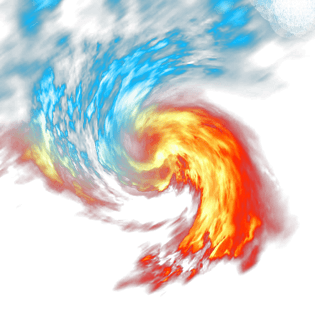 冰火两重天模板