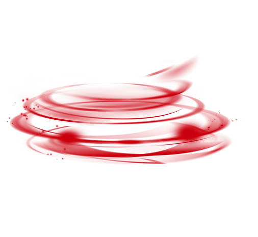 红色简约旋风效果元素