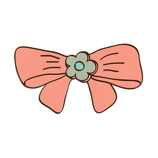 卡通可爱蝴蝶结公主范