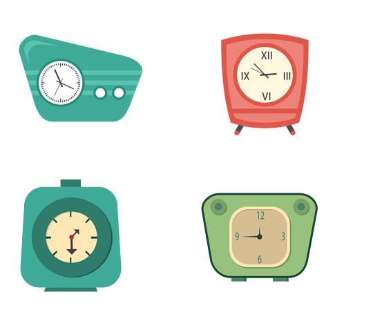 卡通时钟图片大全