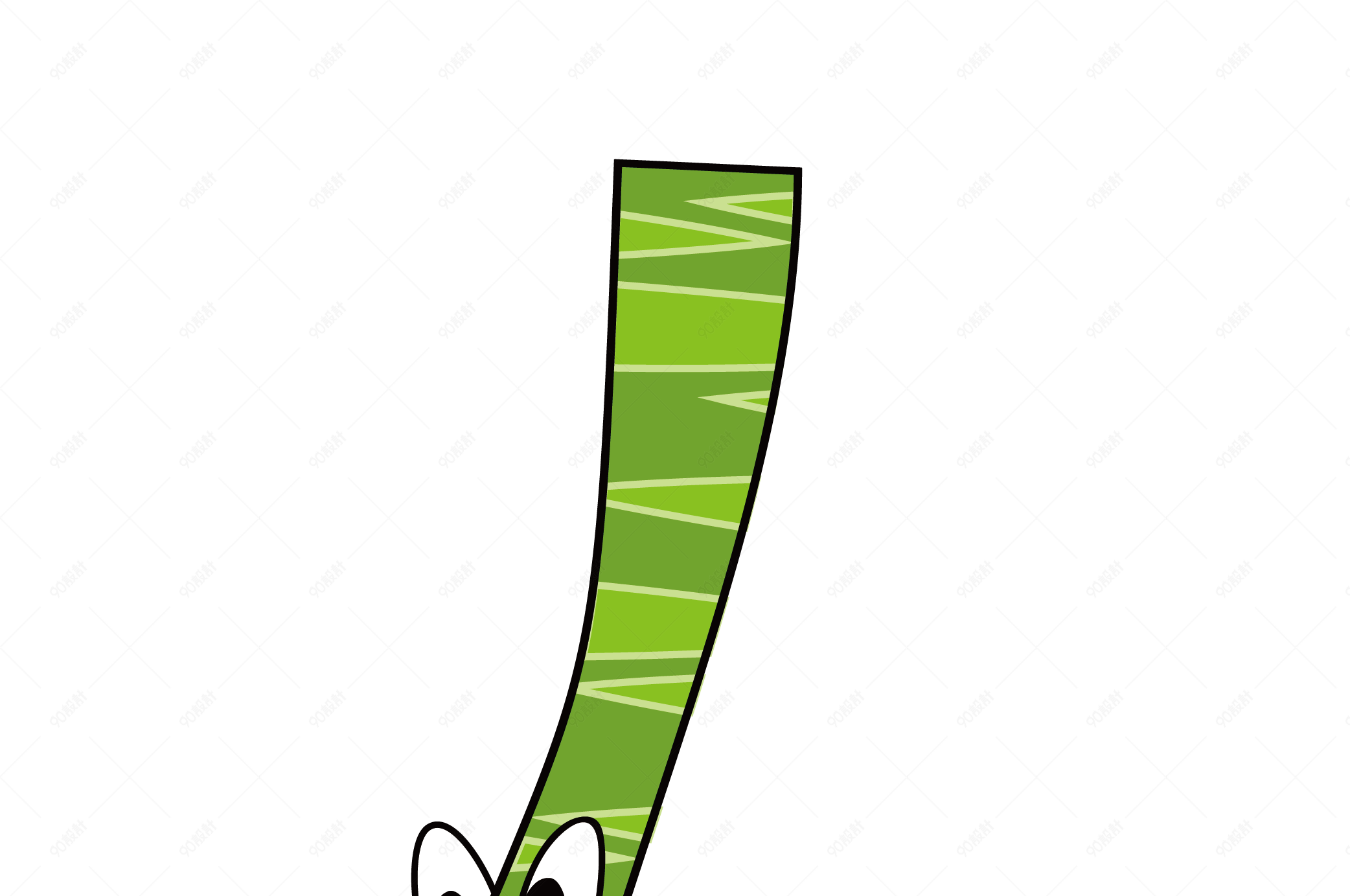 卡通英文字母字体l【免抠元素png】-90设计网