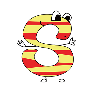 卡通英文字母字体s