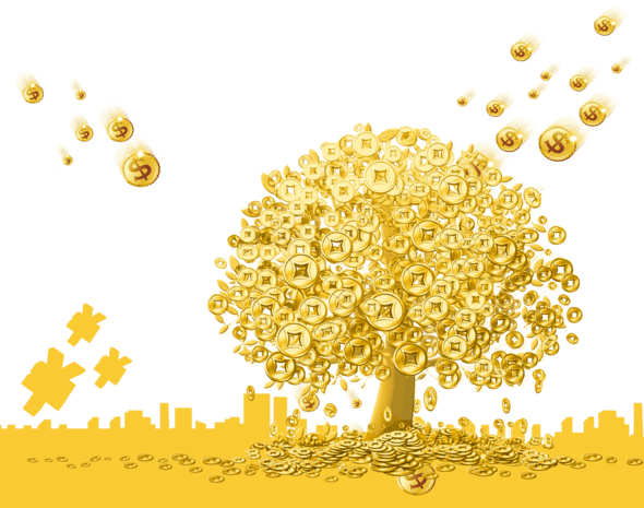 摇钱树卡通图片大全