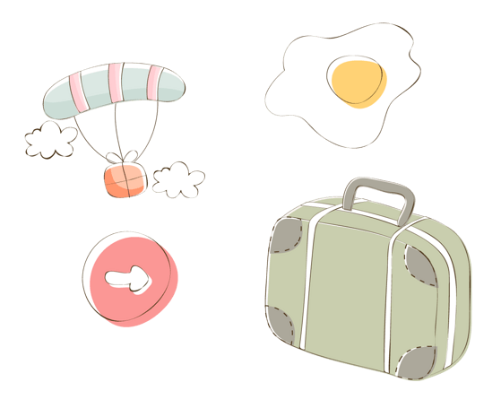 旅行箱卡通图片大全